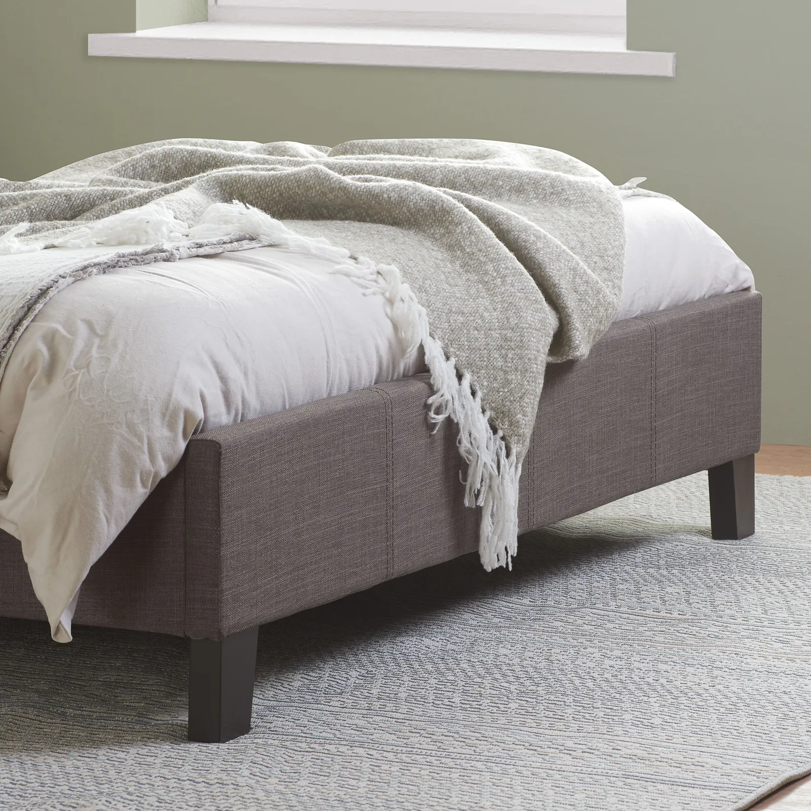 Birlea Berlin Fabric Bed in Grey 3