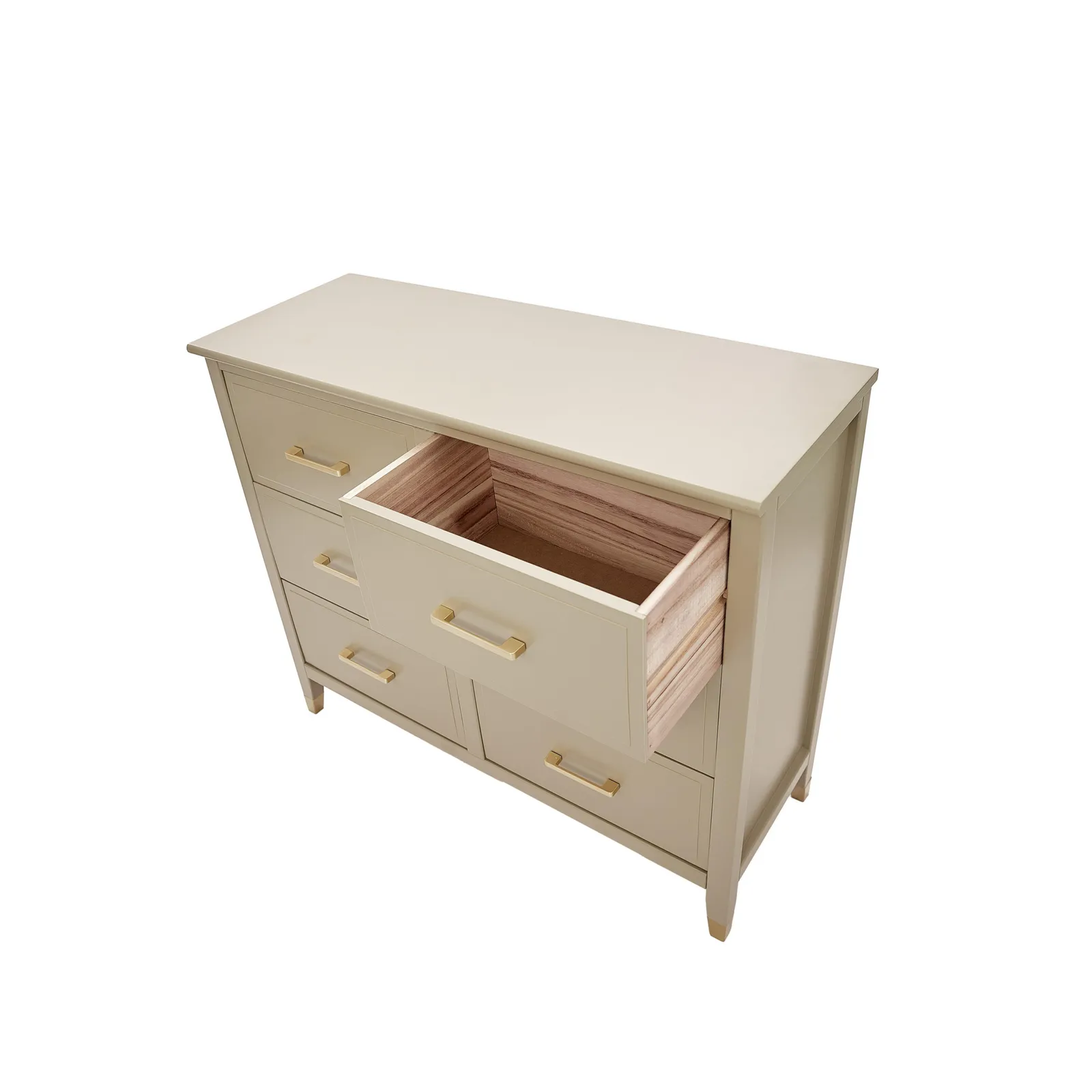 Cabinet Bits Palazzi 6 Drawer Chest of Drawers in Beige 5
