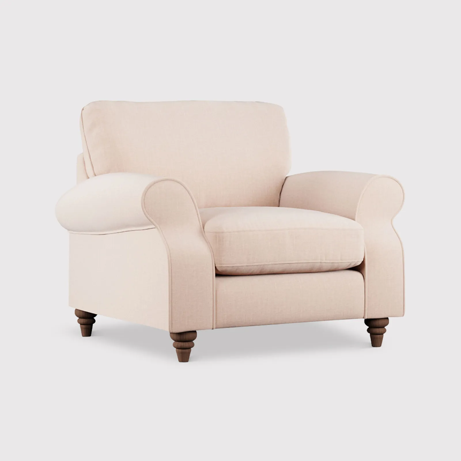 Hattie Armchair, Pink Fabric | Barker & Stonehouse