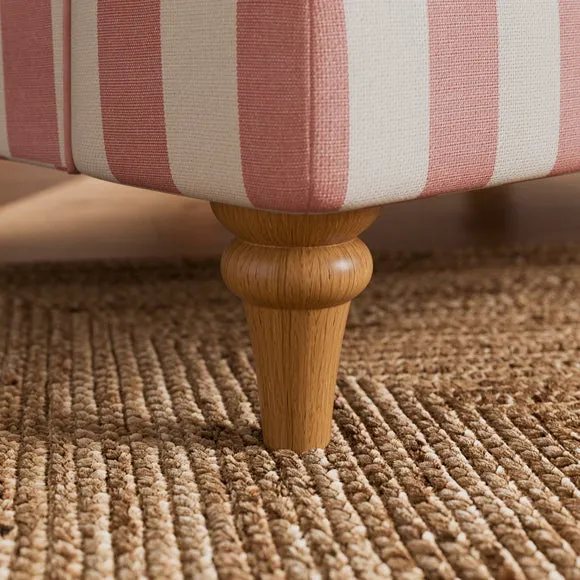 Beatrice II Woven Stripe Single Snuggle Sofa Bed 5