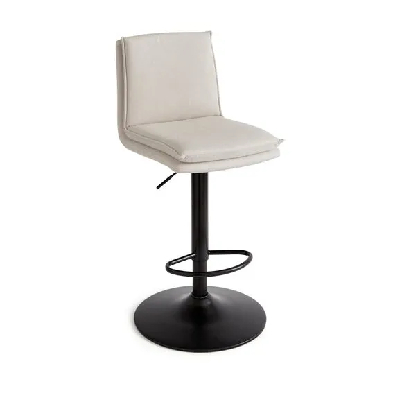 Clancy Adjustable Height Bar Stool, Fabric 3