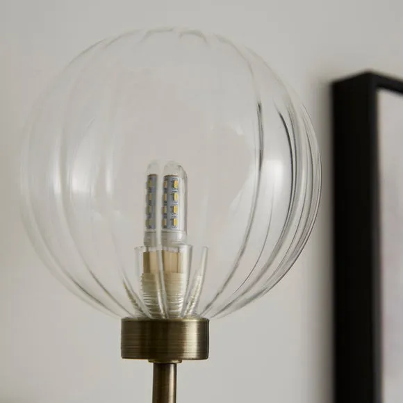 Luxe Ribbed LED Wall Light 3