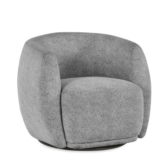 Bowline Chenille Swivel Accent Chair 5