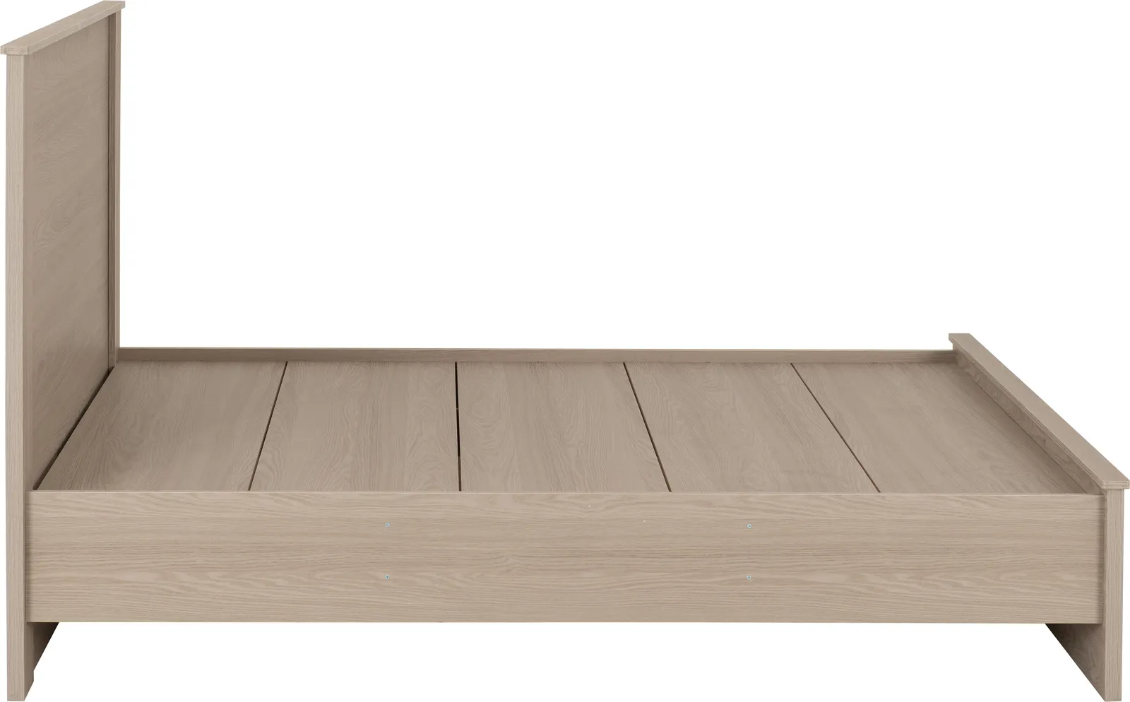 Seconique Paris 4'6 Double Bed in Light Grey 5