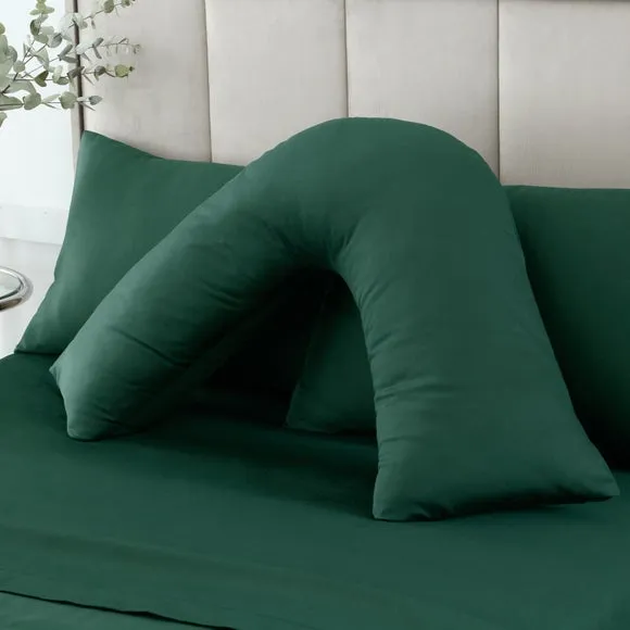 Hotel 230 Thread Count 100% Cotton Sateen V-Shape Pillowcase