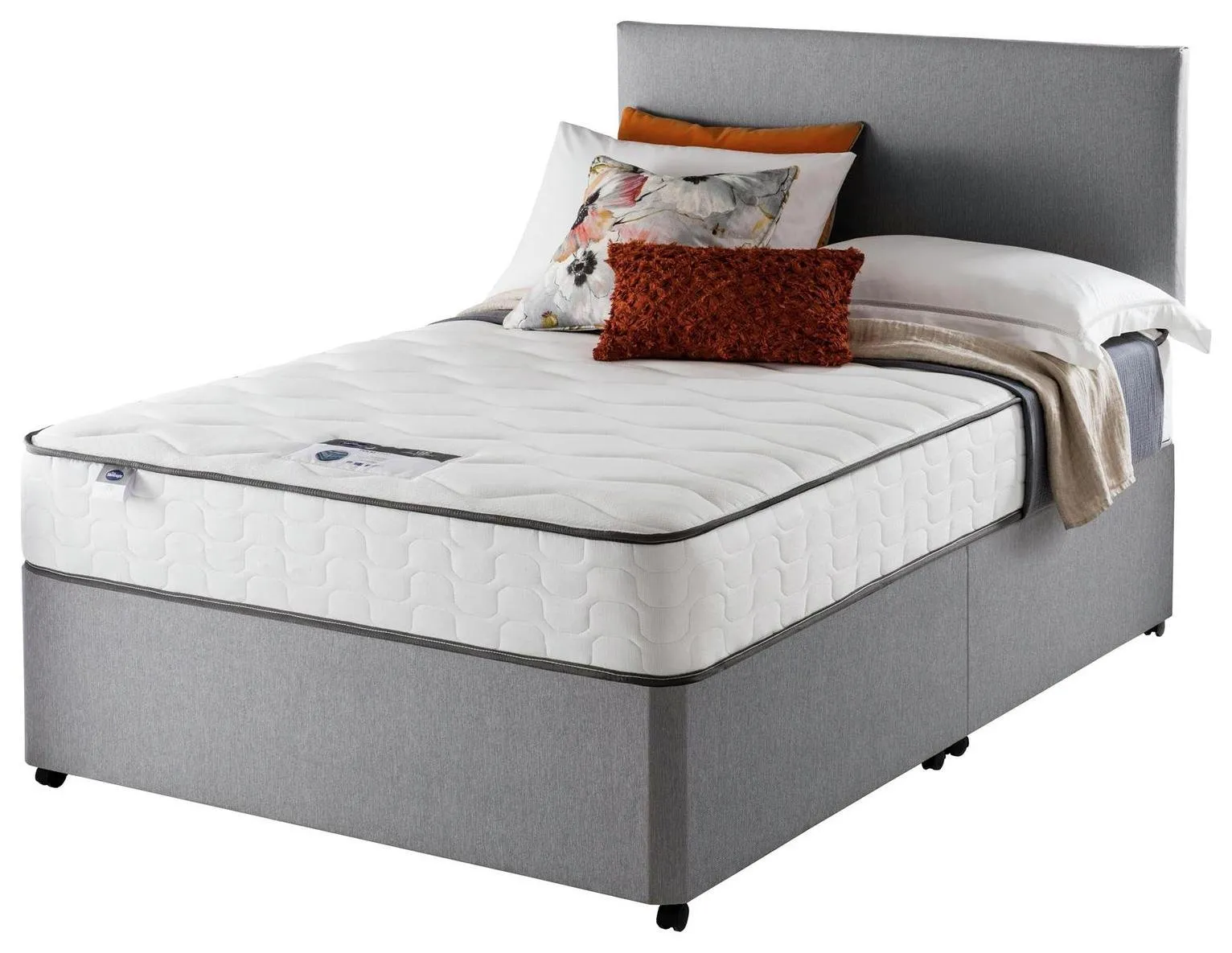 Silentnight Middleton 800 PKT Comfort 0DRW Grey King Size