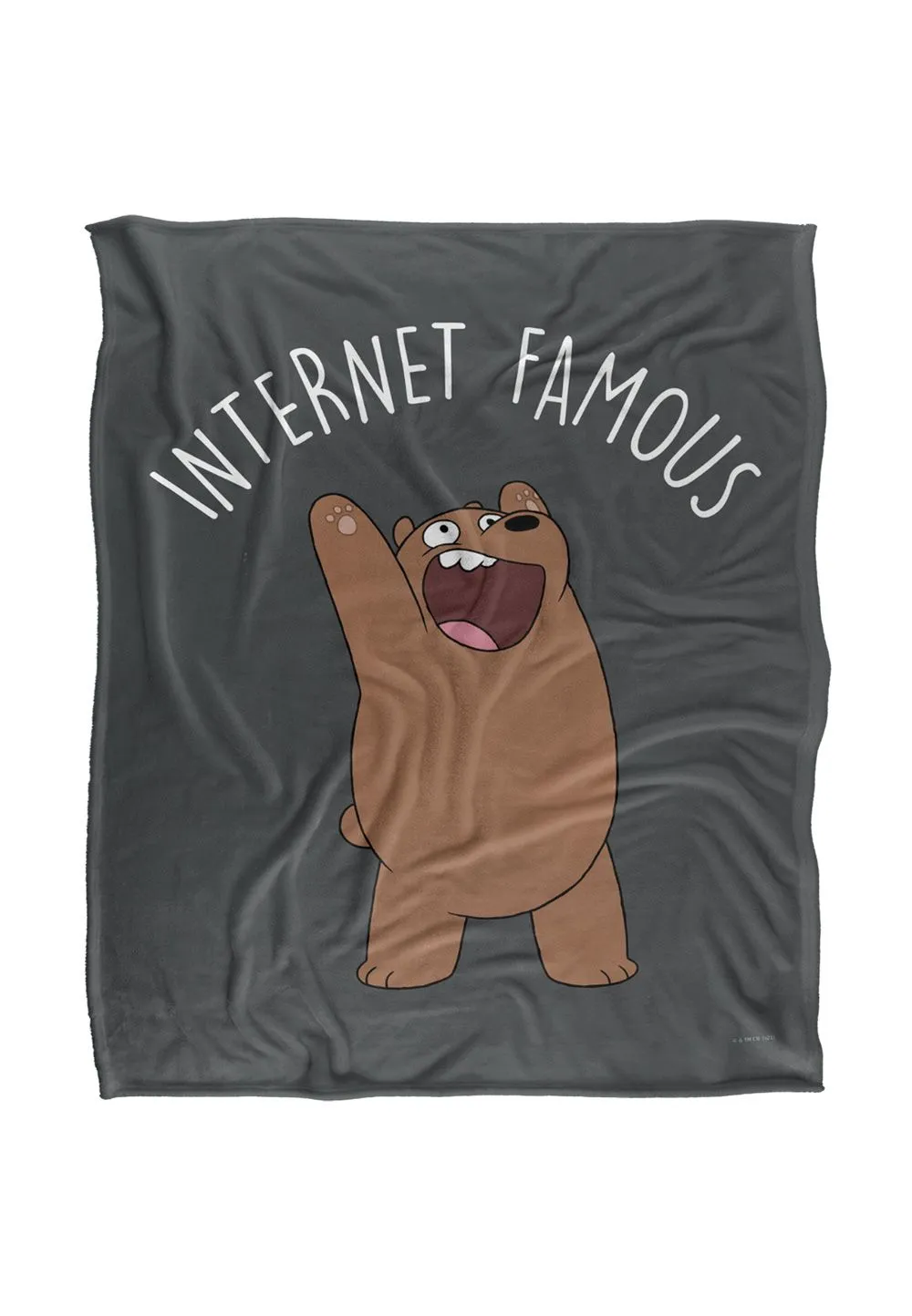 Cartoon Network We Bare Bears Internet Famous Silky Touch Super Soft Throw Blanket 152 X 127 cm in White