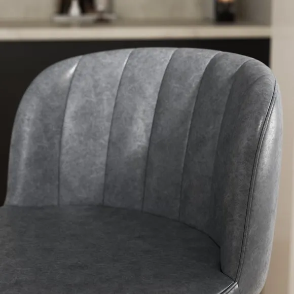 Mylo Gaslift Barstool, Faux Leather 3