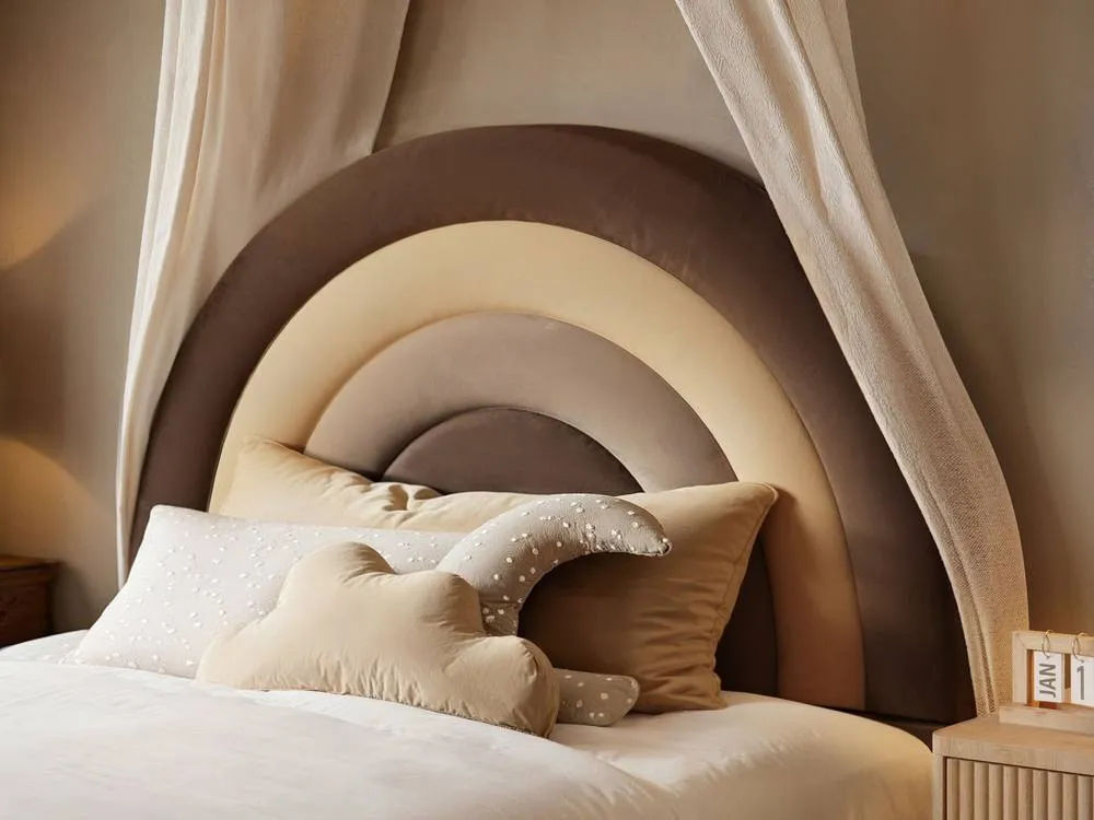 Flair Ava Single Ottoman Bed in Brown 4