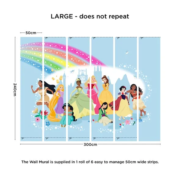 Disney Princess Magical Wall Mural 3