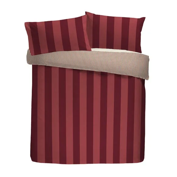 Laurence Llewelyn-Bowen Festivo Circus Stripe 100% Cotton Duvet Cover & Pillowcase Set 4