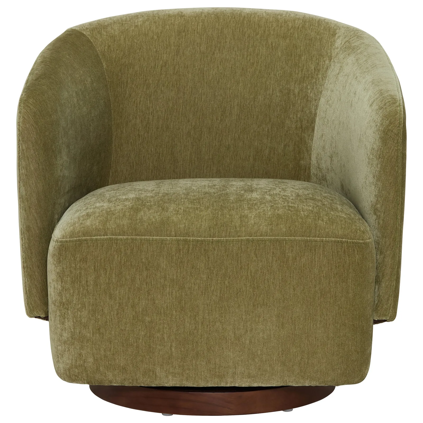 Pellaro Swivel Armchair, Green Fabric | Barker & Stonehouse 3