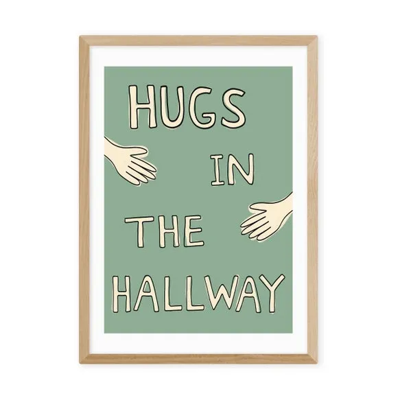 East End Prints Hugs in the Hallway Print 2