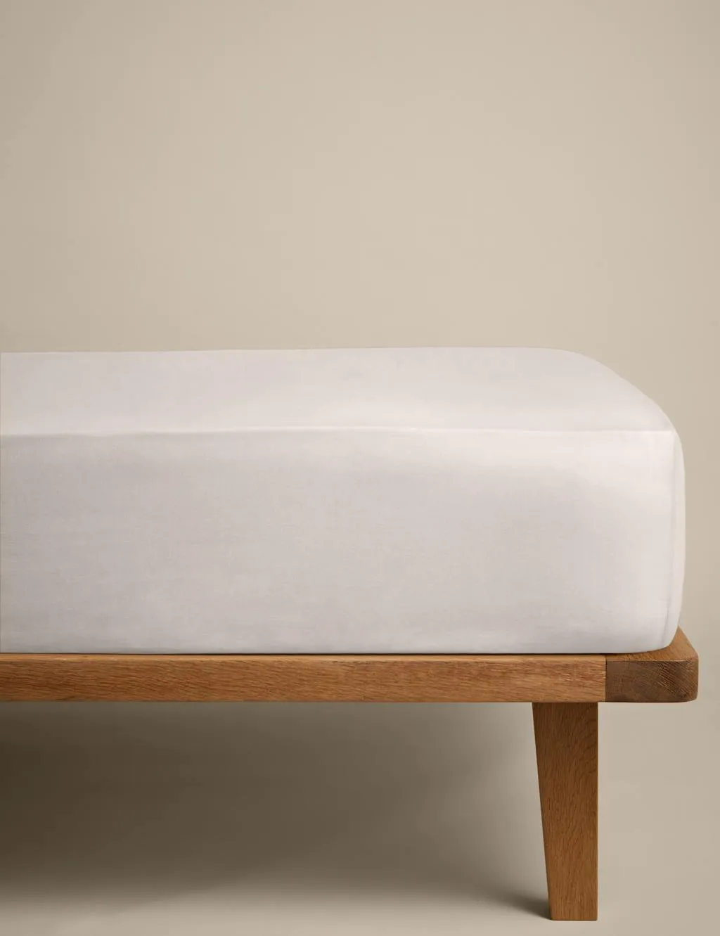 M&S Cotton Rich Fitted Sheet Ivory