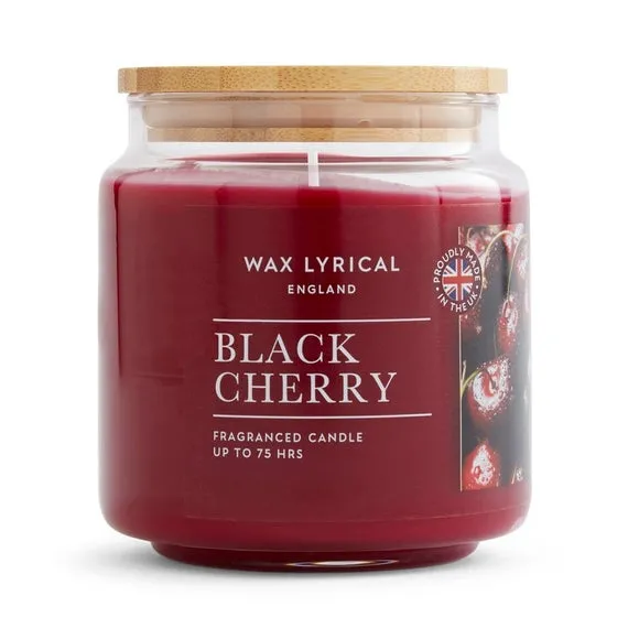 Black Cherry Jar Candle 2