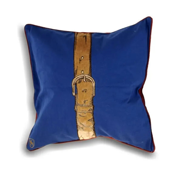 Paoletti Polo Strap Cotton Square Cushion