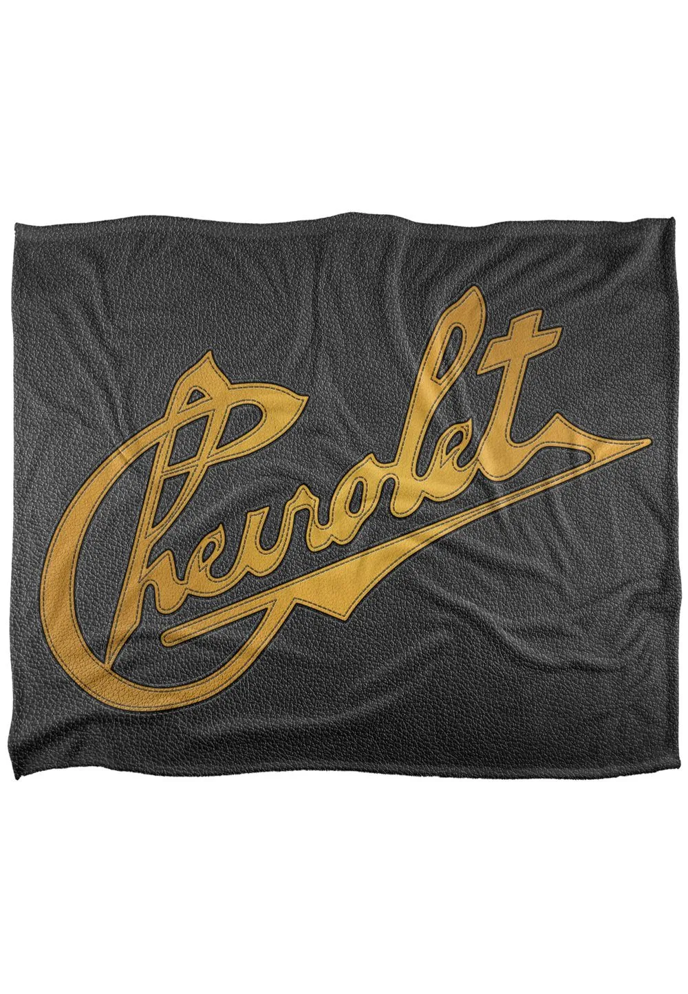 Chevrolet Stitched Script Silky Touch Super Soft Throw Blanket 152 X 127 cm in White