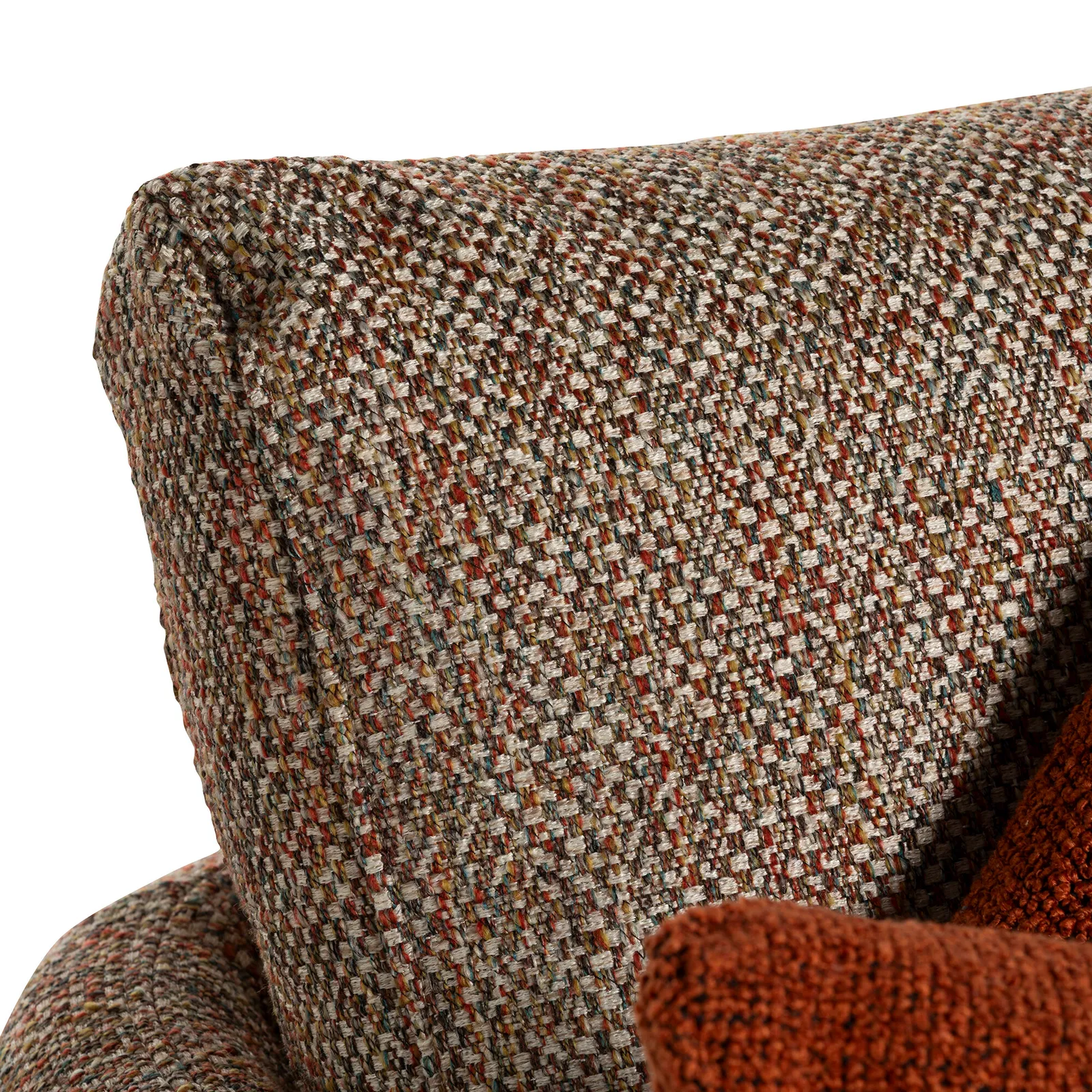 Ercol Aosta Large Sofa, Brown Fabric | Barker & Stonehouse 3