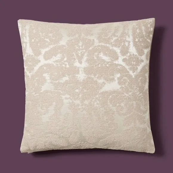 Distressed Damask Square Cushion 3