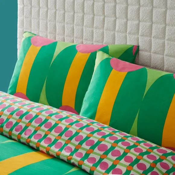 Yinka Ilori Rhythm 100% Cotton Duvet Cover & Pillowcase Set 4