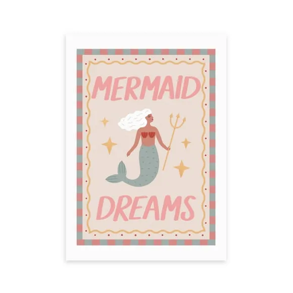 East End Prints Mermaid Dreams by Kid of the Village 2