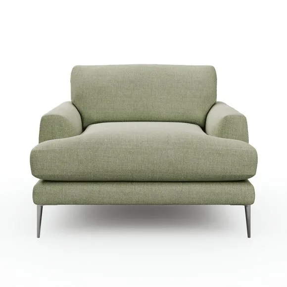 Lawson Chunky Tonal Weave Snuggle Chair 6