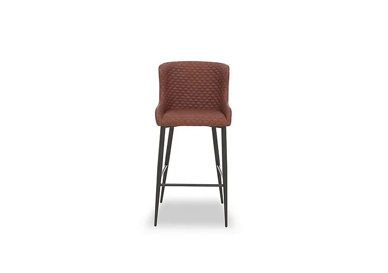 Hanoi Faux Leather Bar Stool - Tan