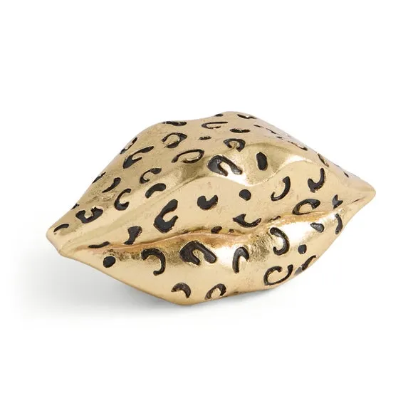 Leopard Print Lips Ornament 3