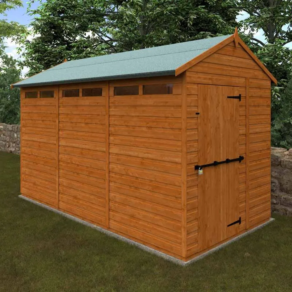 Buttercup Farm 12x6 Flex Apex Security 12mm Flex - L353.8 x W175 x H23.32 cm in Burnt Orange 2