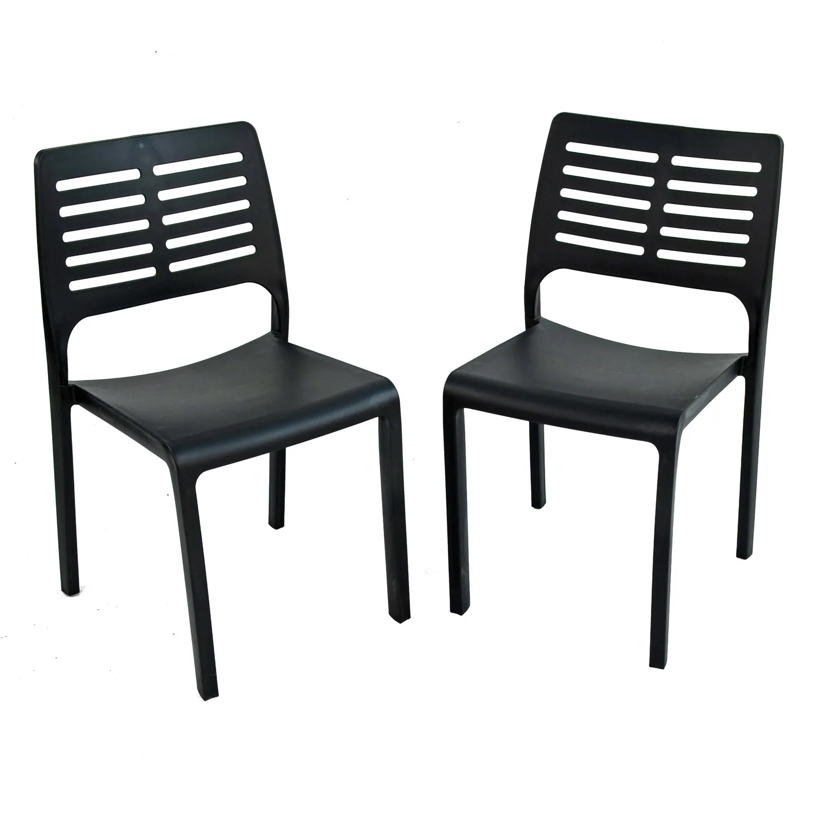 Mistral Set of 2  Dining Chairs Grey