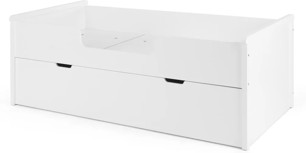 Rubix Trundle Bed, White