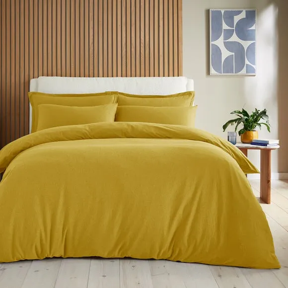 Elements 100% Cotton Jersey Plain Duvet Cover & Pillowcase Set​ 1