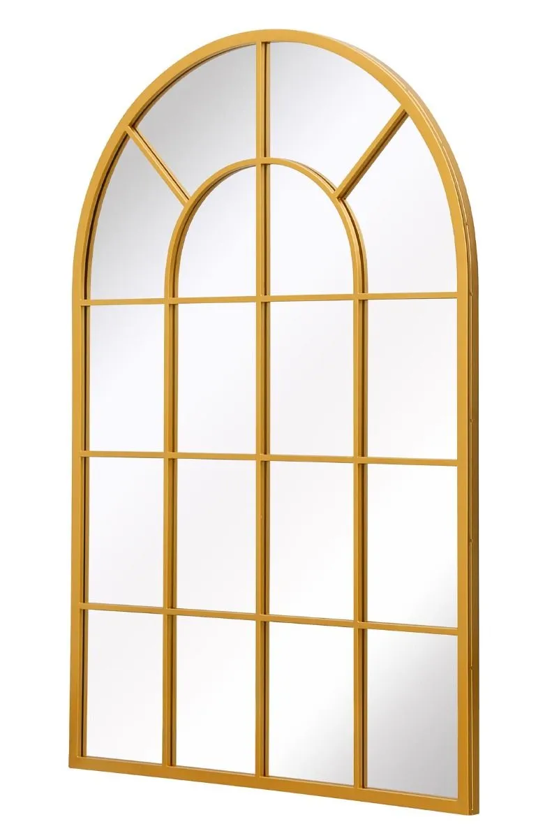MirrorOutlet Gold Framed Arched Window Leaner/Wall Mirror 47" X 31" (120x80CM) 4