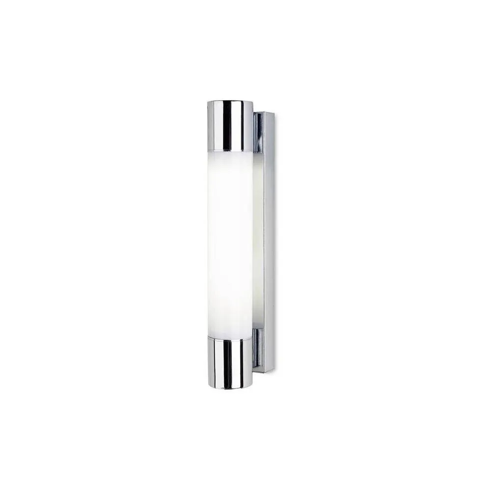 Netlighting Dresde 1 Light Bathroom Small Wall Light Chrome IP44 Special Offer in Grey