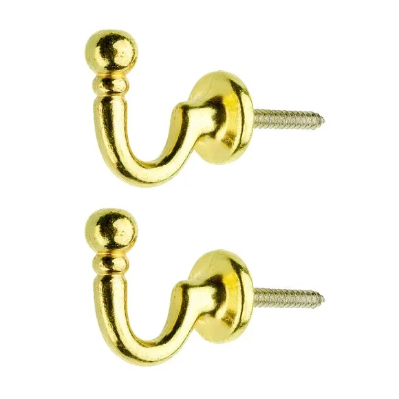 Ball Curtain Tieback Hooks