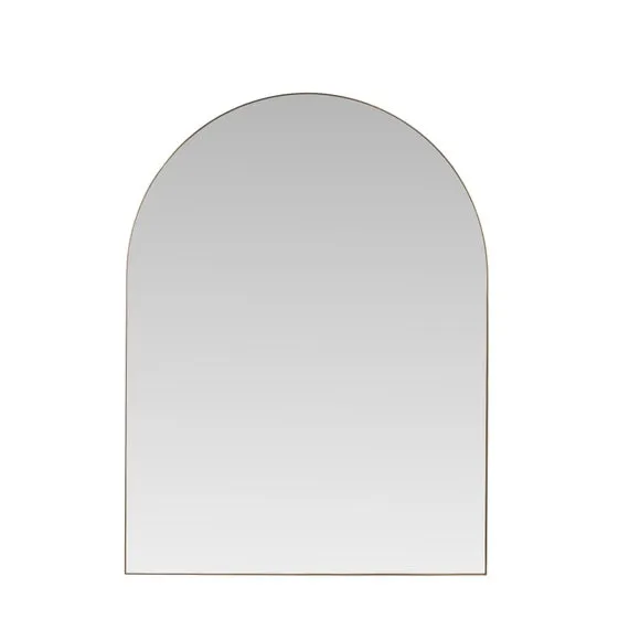 Metal Framed Arched Wall Mirror 3