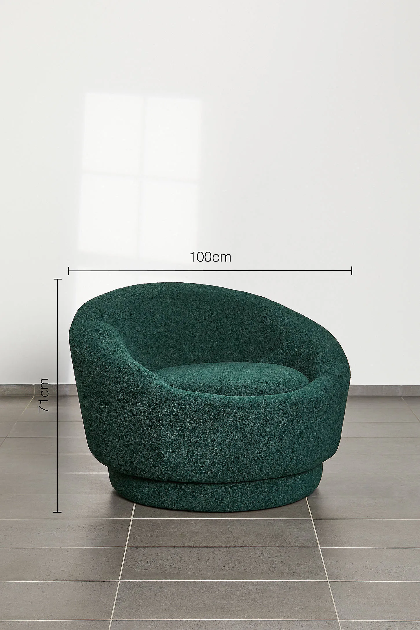 Helios Green Swivel Chair - Green ALL 5