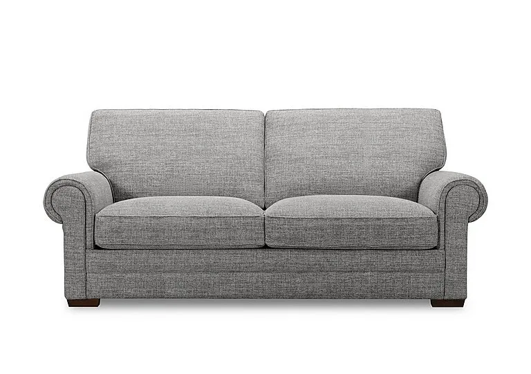 Carrick 3 Seater Fabric Sofa - Slate - Sofas and Armchairs