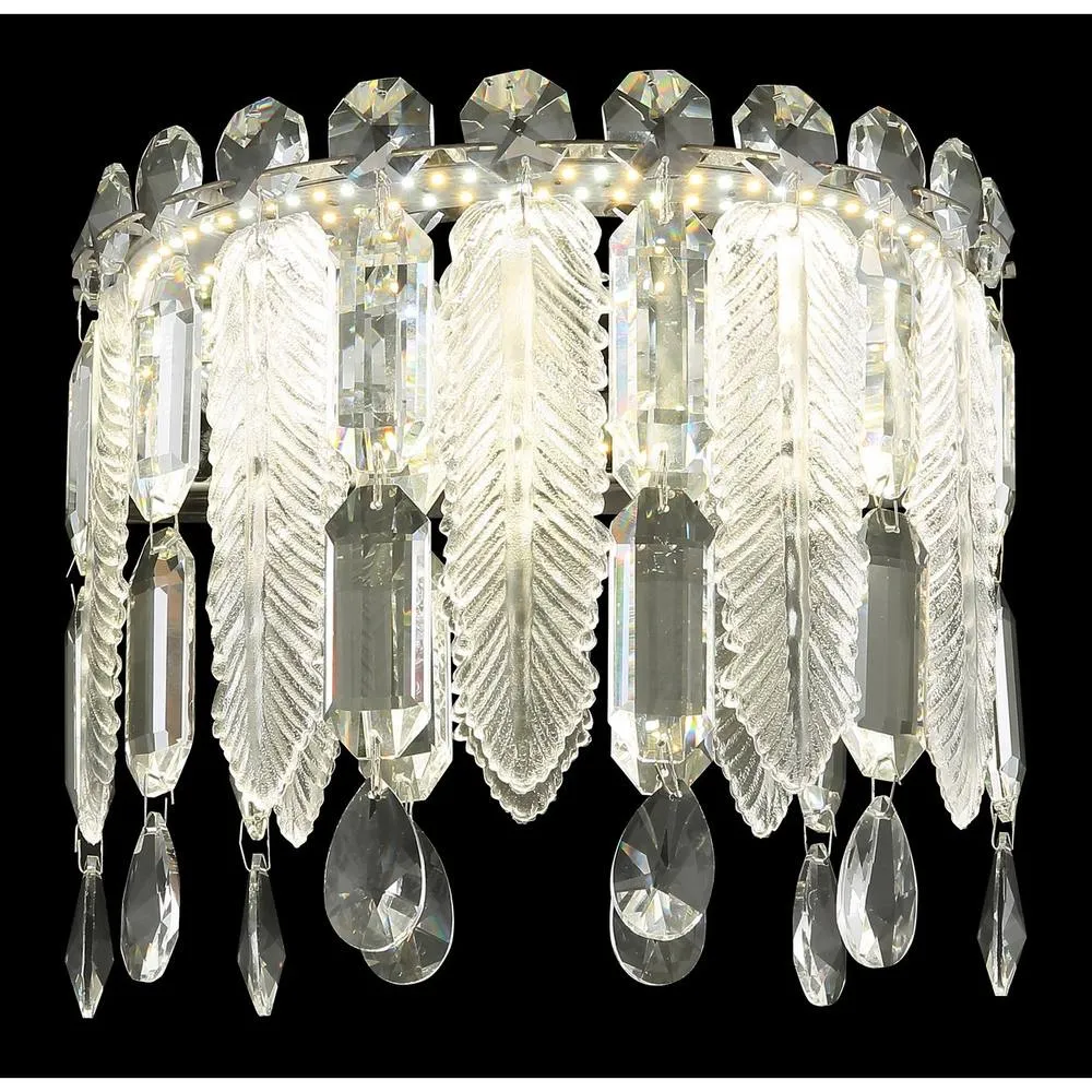 Netlighting Klunka Wall Lamp Chrome K5 Crystals LED 27006000K Touch Dimmer in Grey 5