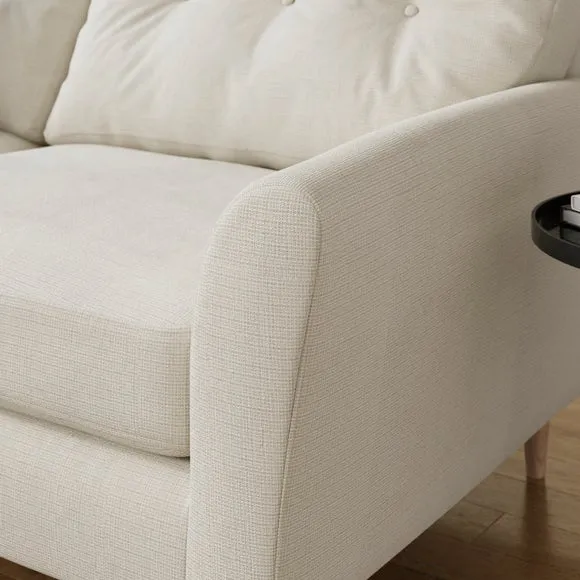 Sven Soft Texture Chenille 3 Seater Sofa 4