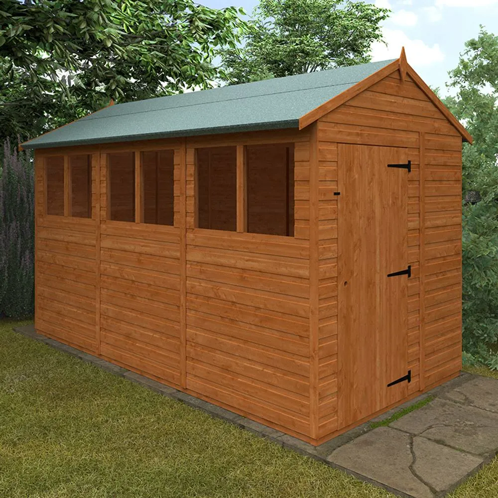 Buttercup Farm 12x6 Flex Apex 12mm Flex - L353.8 x W175 x H213.5 cm - Burnt Orange 2