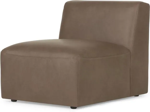 Juno Modular Single seat, Columbus Brown Leather
