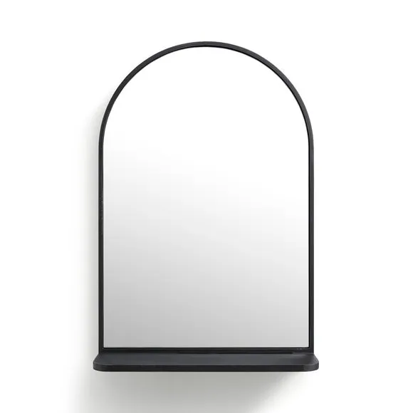 Arched Wall Mirror with Shelf 3