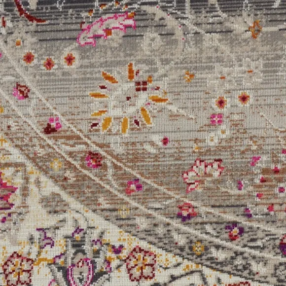 Vintage Kashan 1 Round Rug 6