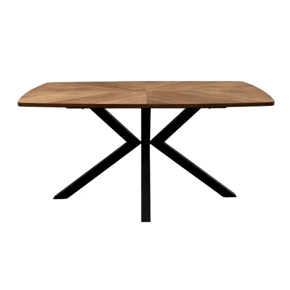 Hampton Dining Table with 3 Sheldon Faux Leather Dining Chairs and Corner Bench 6