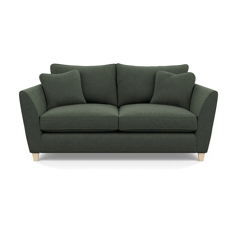 Heal's Torino 3 Seater Sofa Boucle Fern Natural Feet 1