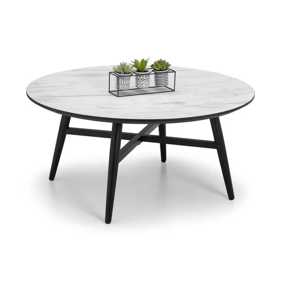 Firenze Coffee Table, Marble Effect 3