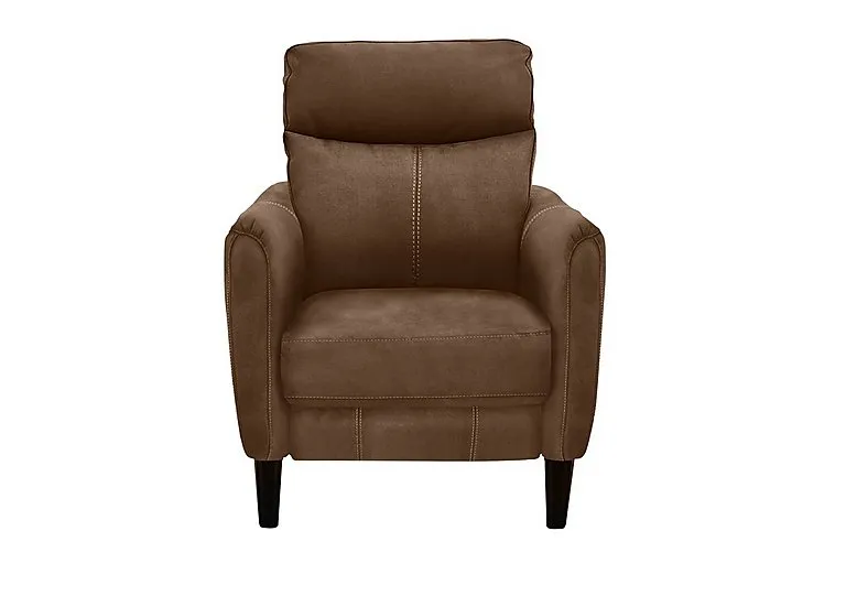 Compact Collection Petit Fabric Armchair - Hazelnut