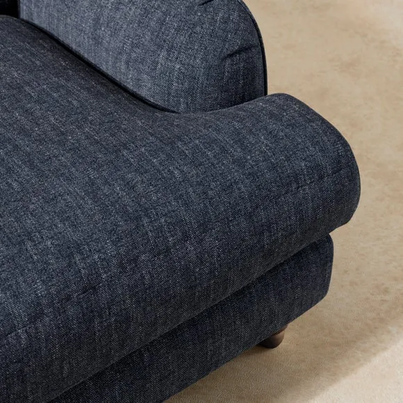Arthur Linen Chenille Snuggle Chair 2