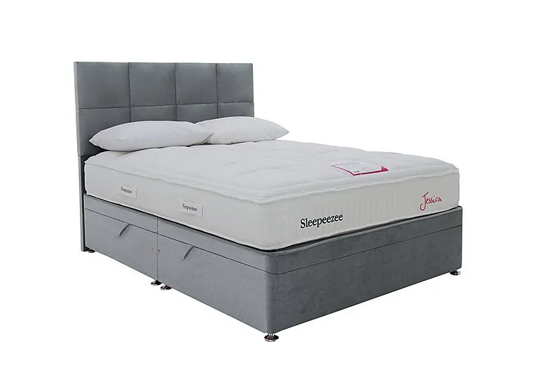 Jessica Side Ottoman Divan Set - King Size - Joshua Ash
